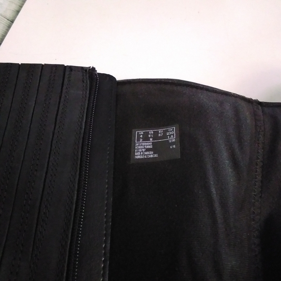 Clark's Collection Women's Tall Knee-high Riding Leather Zip Boots Sz: 6.5 Black - Picture 8 of 10